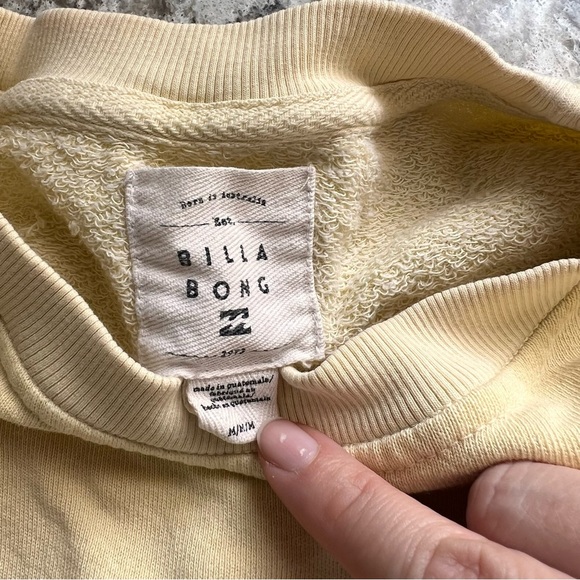 Billabong Butter Yellow Crewneck - Picture 3 of 5